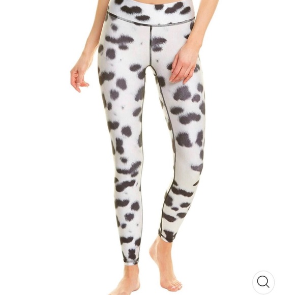 Terez Pants - Terez Tall Band Pant White and Black leopards Print Leggings NWT XS